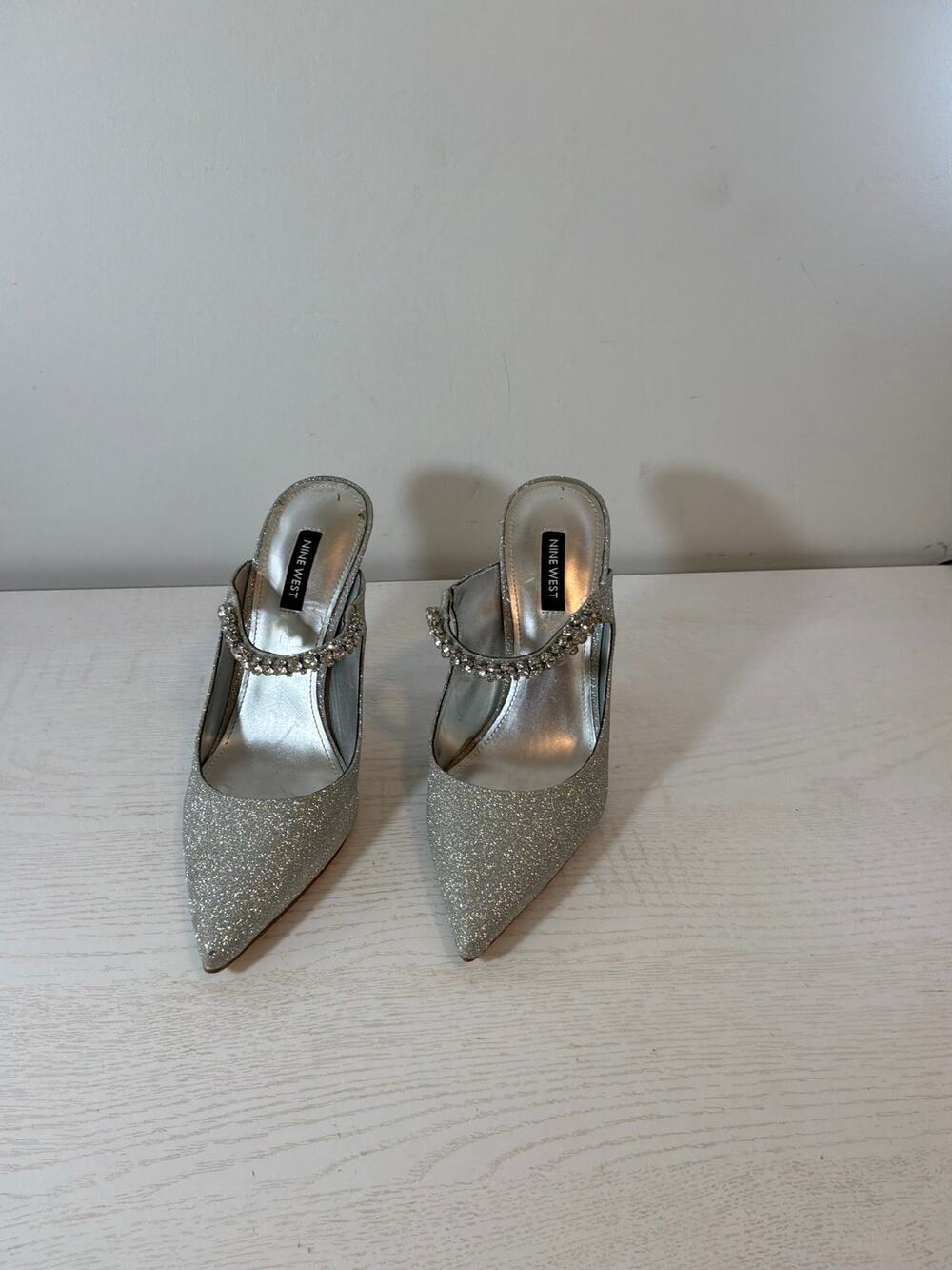 Nine West Fortuna8 Embellished Pointed Toe Pump 8